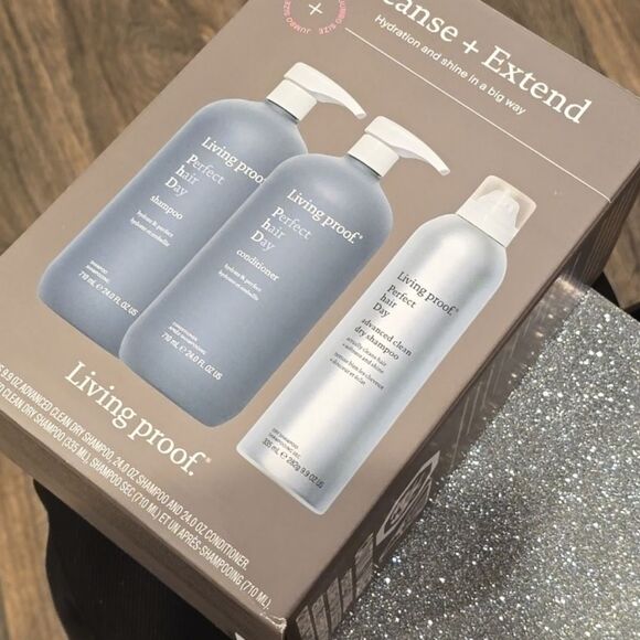 Living Proof Cleanse + Extend Hydration & Shine Jumbo Size Kit - Picture 13 of 13